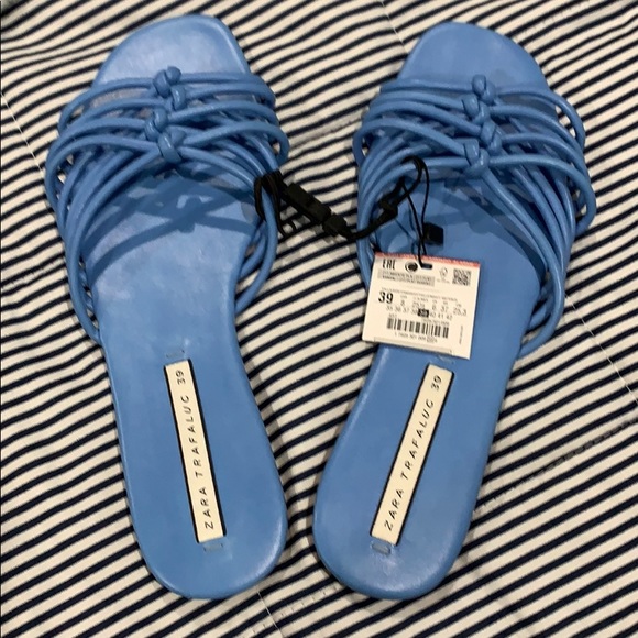 ZARA Tubular Flat Sandals - Picture 6 of 7